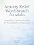 Anxiety Relief Word Search by Pat Scott