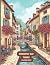 Romantic Old Towns Coloring...