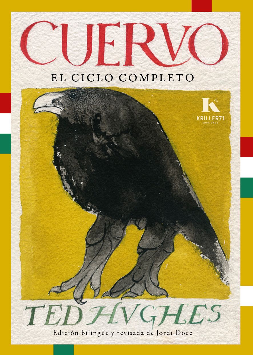 Portada de Cuervo: El ciclo completo, de Ted Hughes