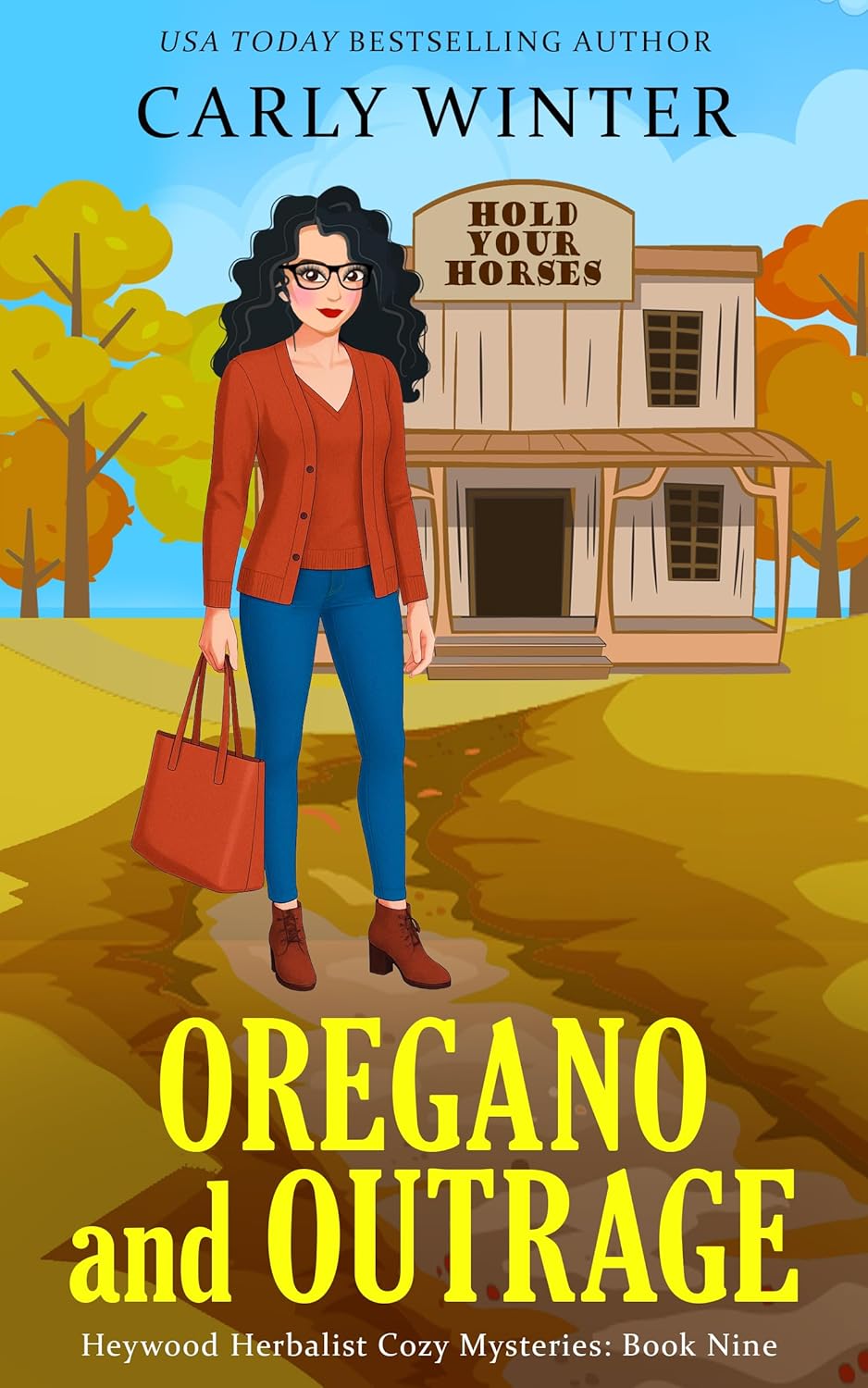 Oregano and Outrage (Heywood Herbalist Cozy Mysteries #9)