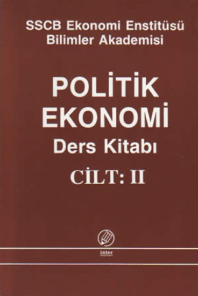 Politik Ekonomi Ders Kitabı Cilt 2 (Paperback)