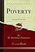 Poverty: A Study of Town Life