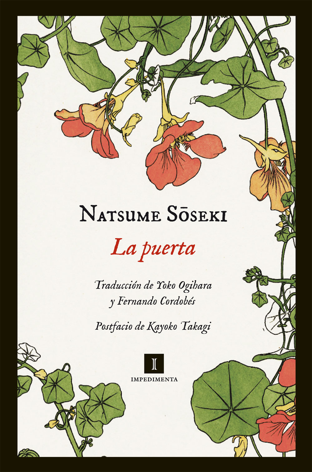 Portada de La puerta, de Natsume Sōseki