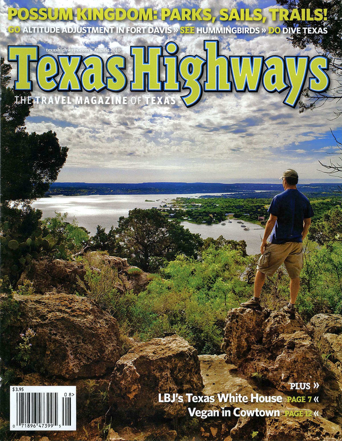Texas Highways, Volume 57, Issue 8, August 2010: Possum Kingdom