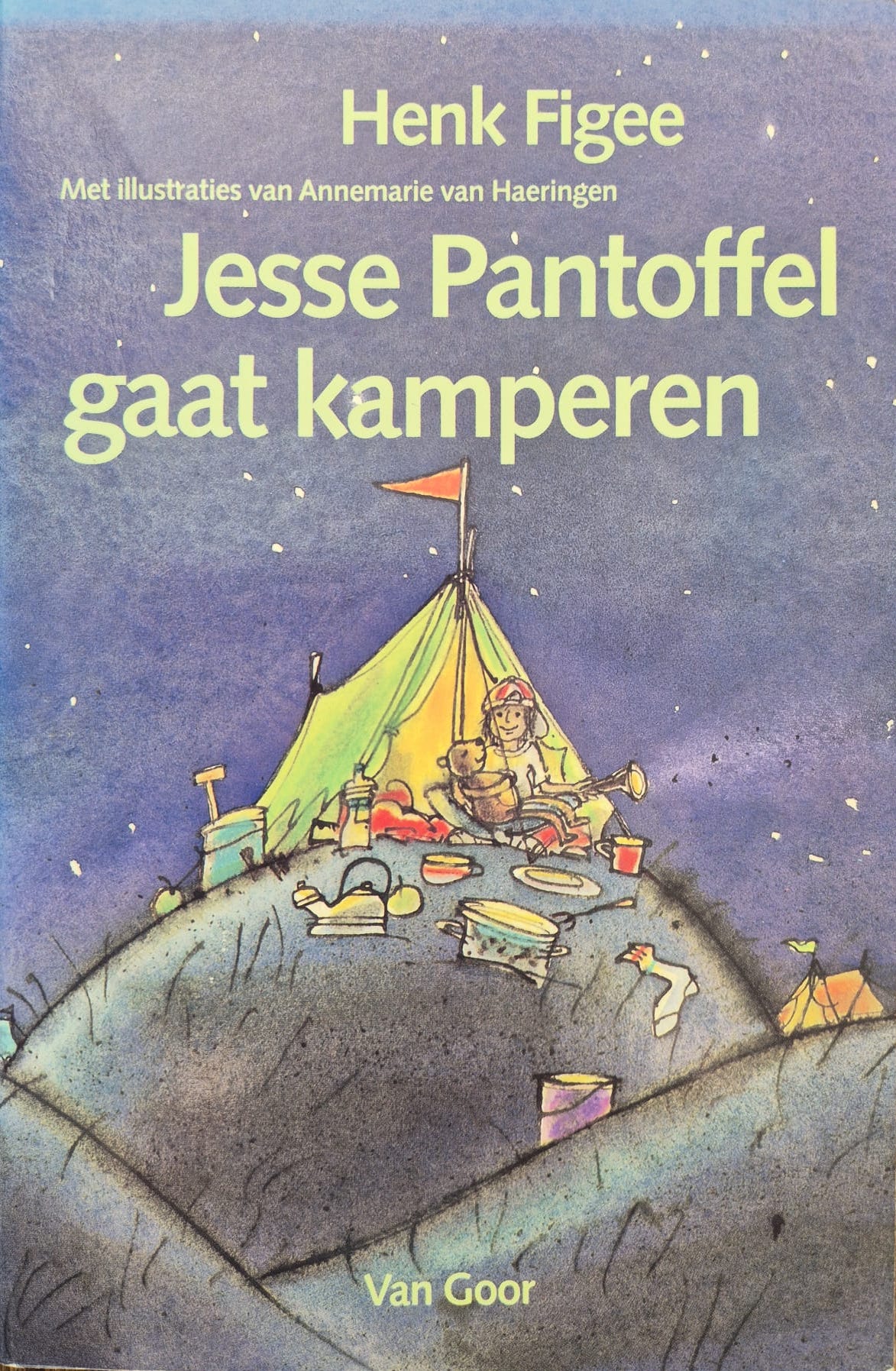 Jesse Pantoffel gaat kamperen