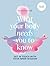 What Your Body Needs You to Know: Get in touch with your inner wisdom