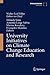 University Initiatives on Climate Change Education and Research