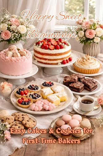 Happy Sweet Beginnings: Easy Cakes & Cookies for First-Time Bakers (Kindle Edition)