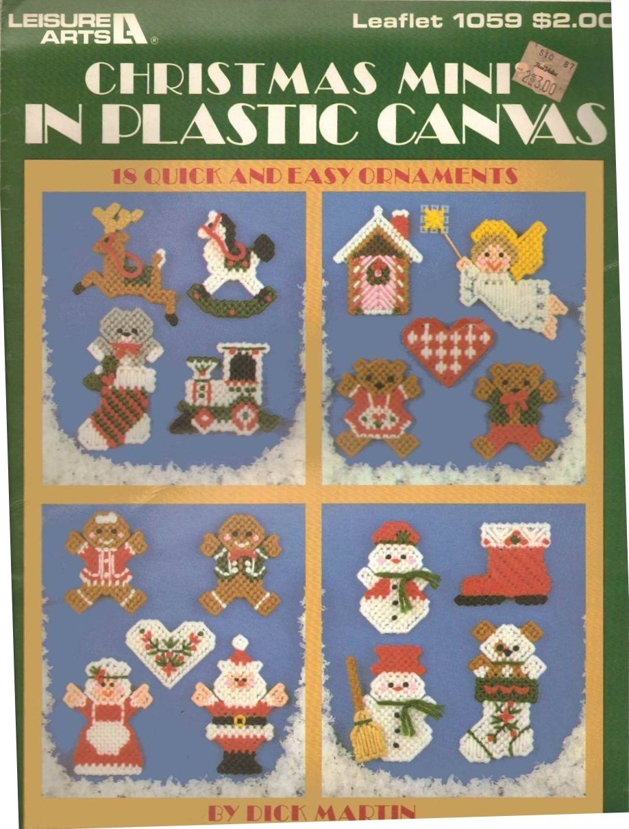 Christmas Mini's in Plastic Canvas