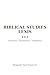 Biblical Studies Lexis: A C...