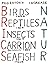 BRICS NATUR: BIRDS REPTILES...