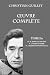 Oeuvre Complète Tome II: IV...
