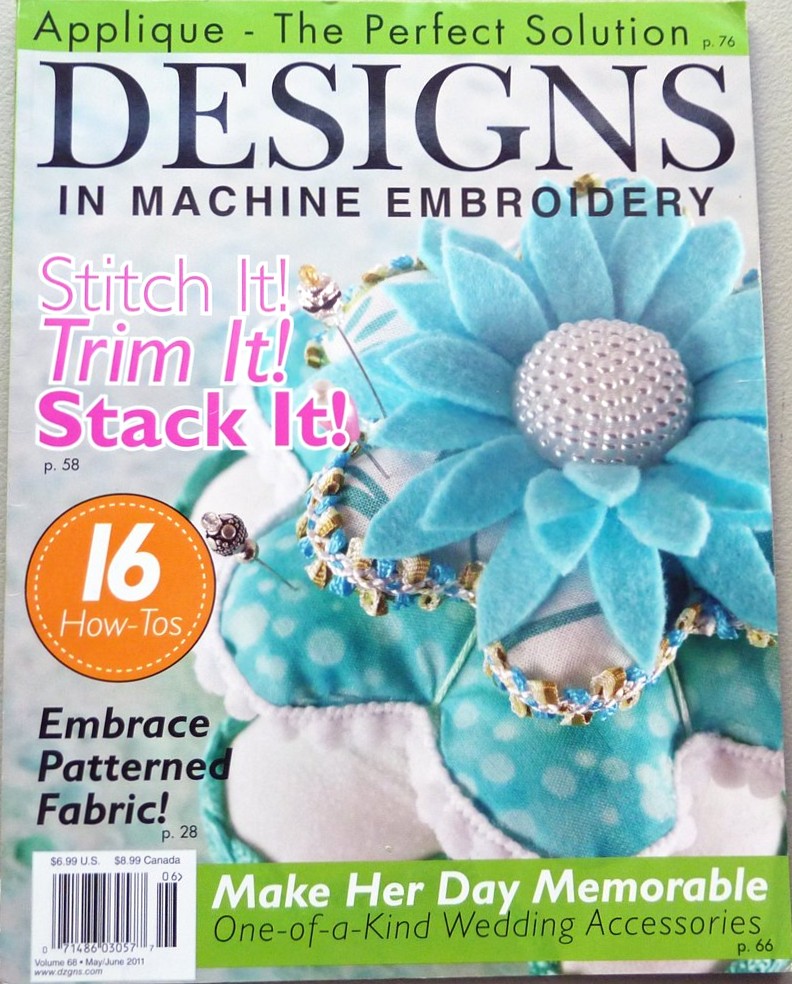 Designs in Machine Embroidery, Issue 68, May-June 2011