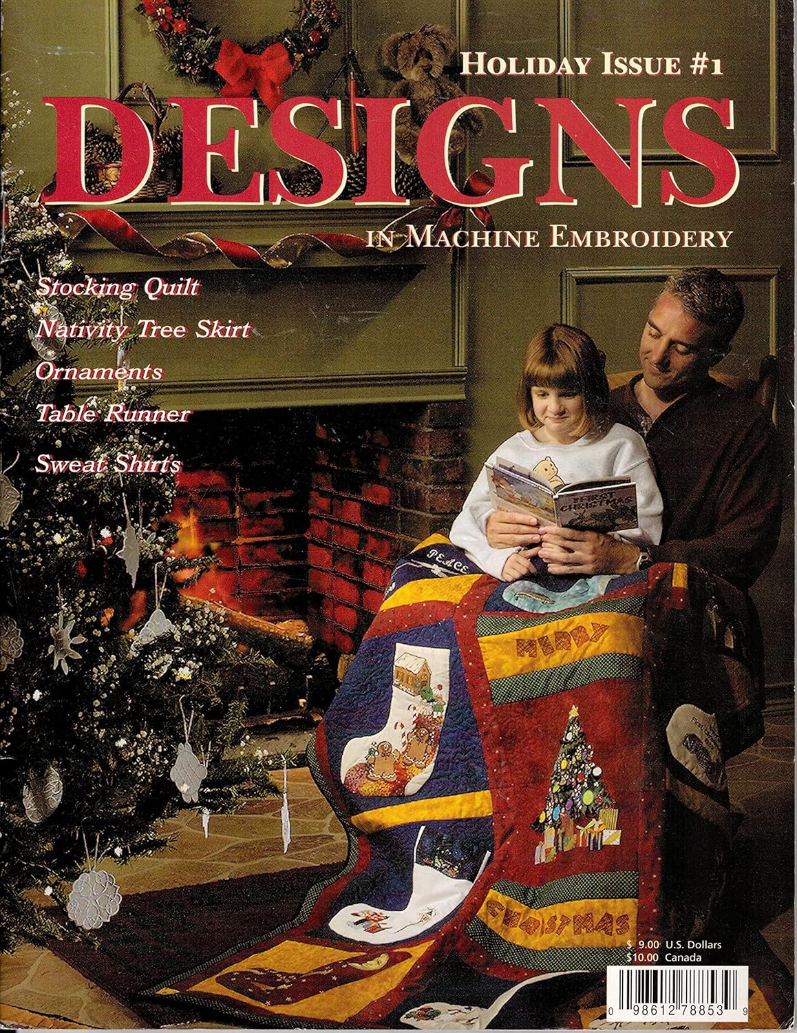 Designs in Machine Embroidery, Holiday Issue #1