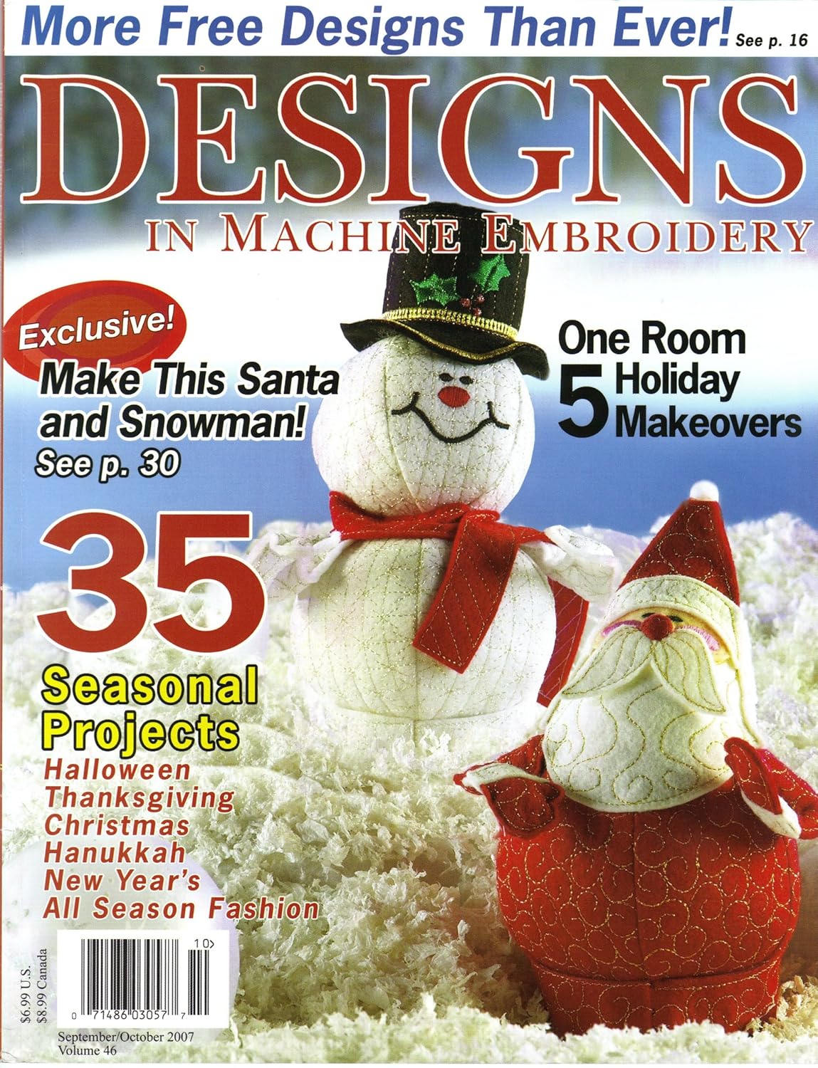 Designs in Machine Embroidery, Issue 46, September-October 2007