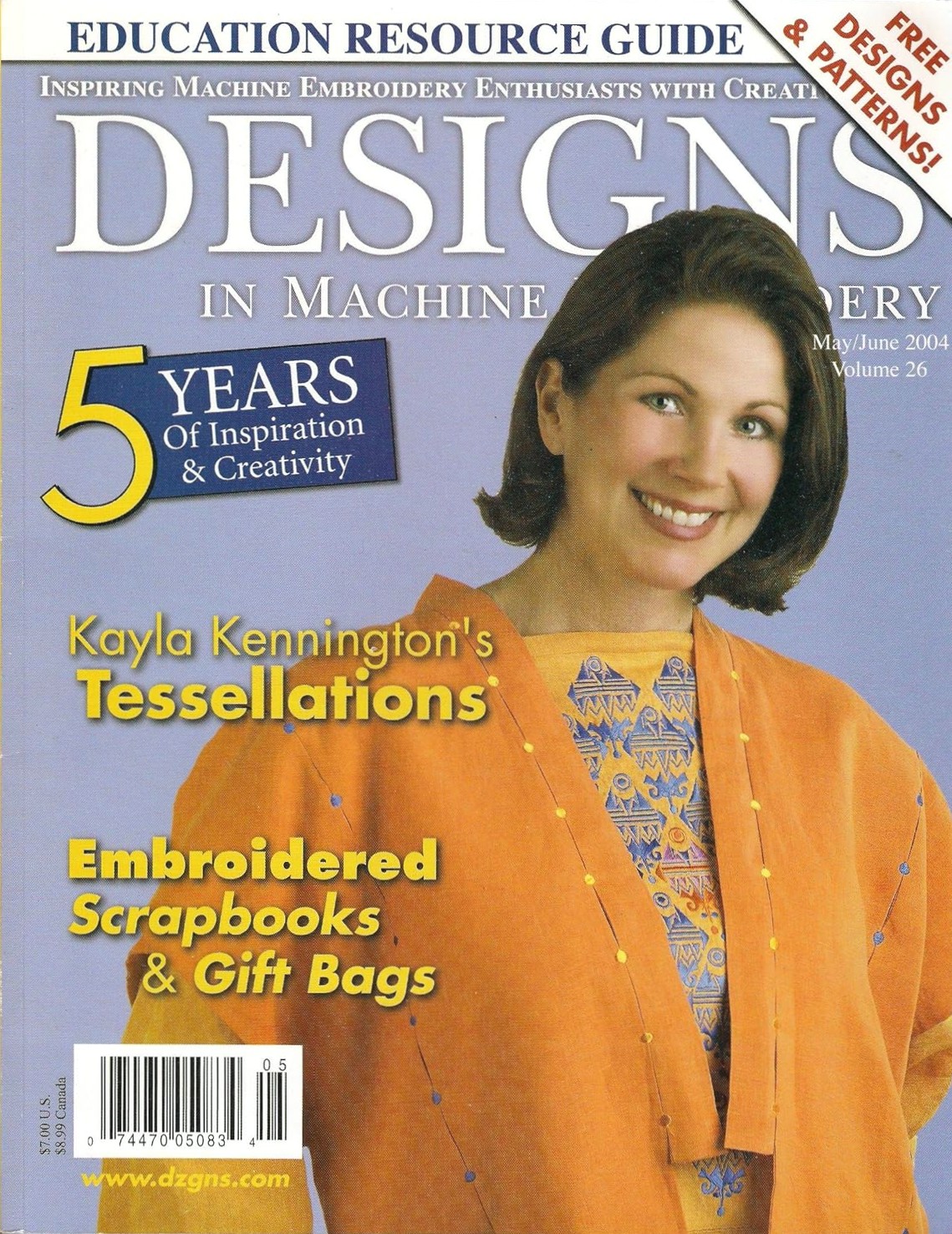 Designs in Machine Embroidery, Issue 26, May-June 2004