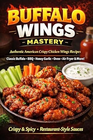 Buffalo Wings Mastery: Authentic American Crispy Chicken Wings Recipes – Classic Buffalo, BBQ, Honey Garlic, Oven, Air Fryer & Restaurant-Style Sauces