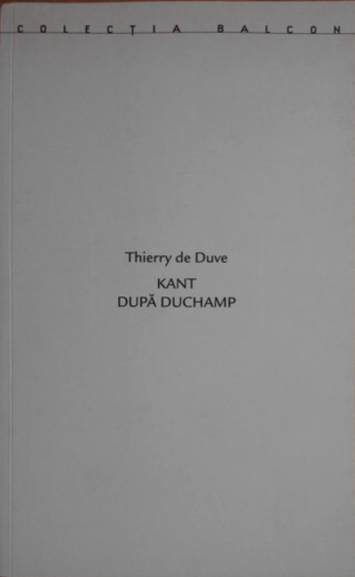 Kant după Duchamp (Hardcover)