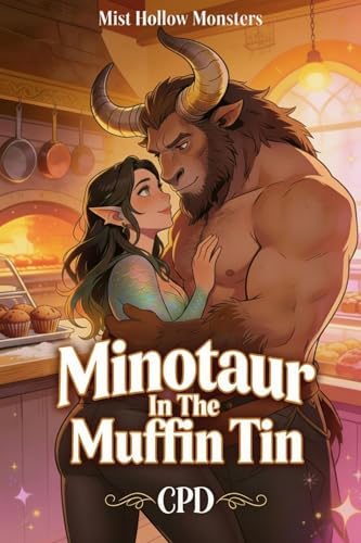 Minotaur In The Muffin Tin: A High Heat Cozy Small Town Monster Romance with Grumpy/Sunshine Minotaur & Sunshine Siren Baker (Mist Hollow Monsters Book 1)