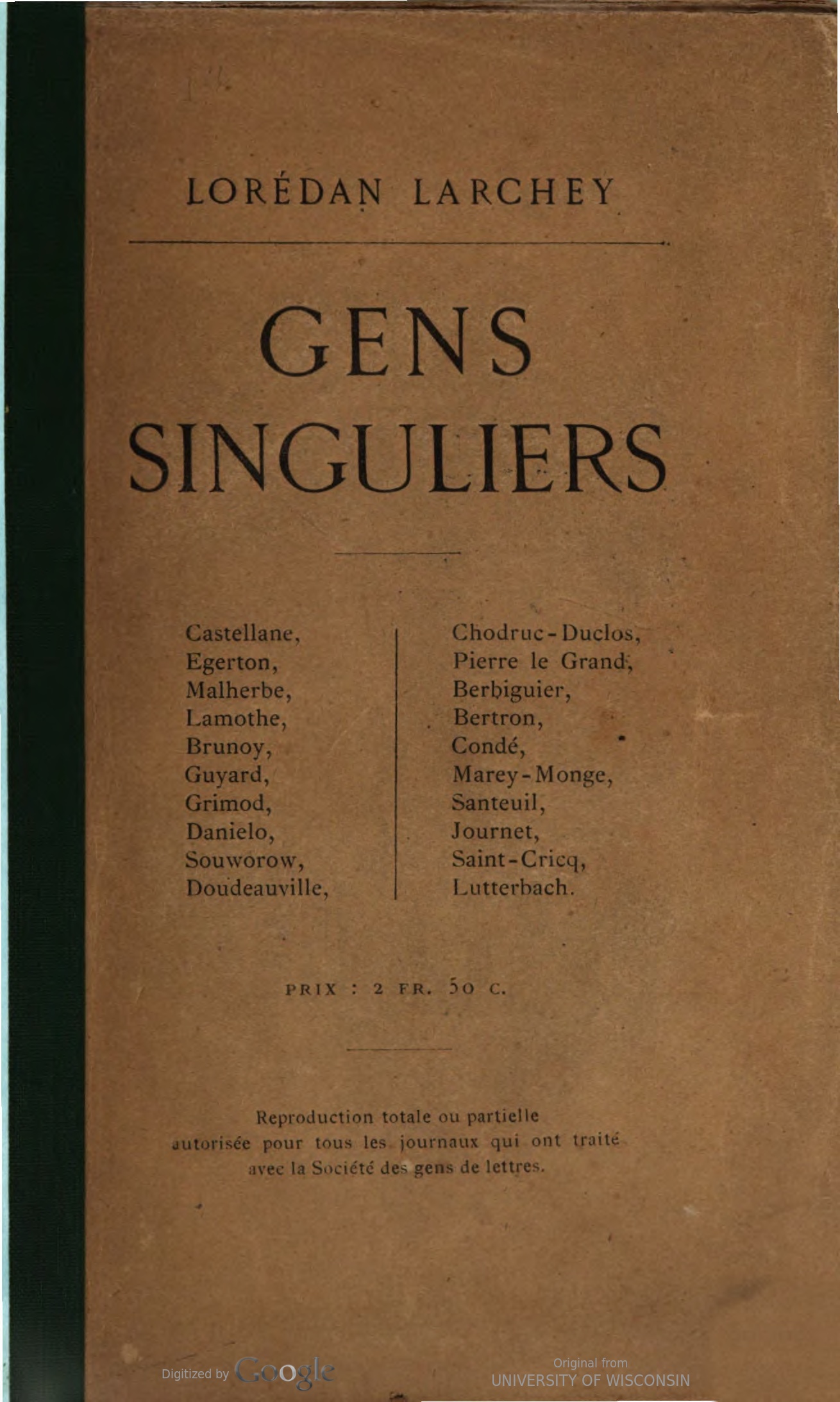 Gens Singuliers