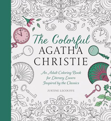 The Colorful Agatha Christie: An Adult Coloring Book for Literary Lovers Inspired by the Classics (Paperback)