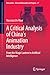A Critical Analysis of China's Animation Industry: From the Magic Lantern to Artificial Intelligence (Numanities - Arts and Humanities in Progress, 37)