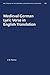 Medieval German Lyric Verse in English Translation (University of North Carolina Studies in Germanic Languages and Literature Book 60)