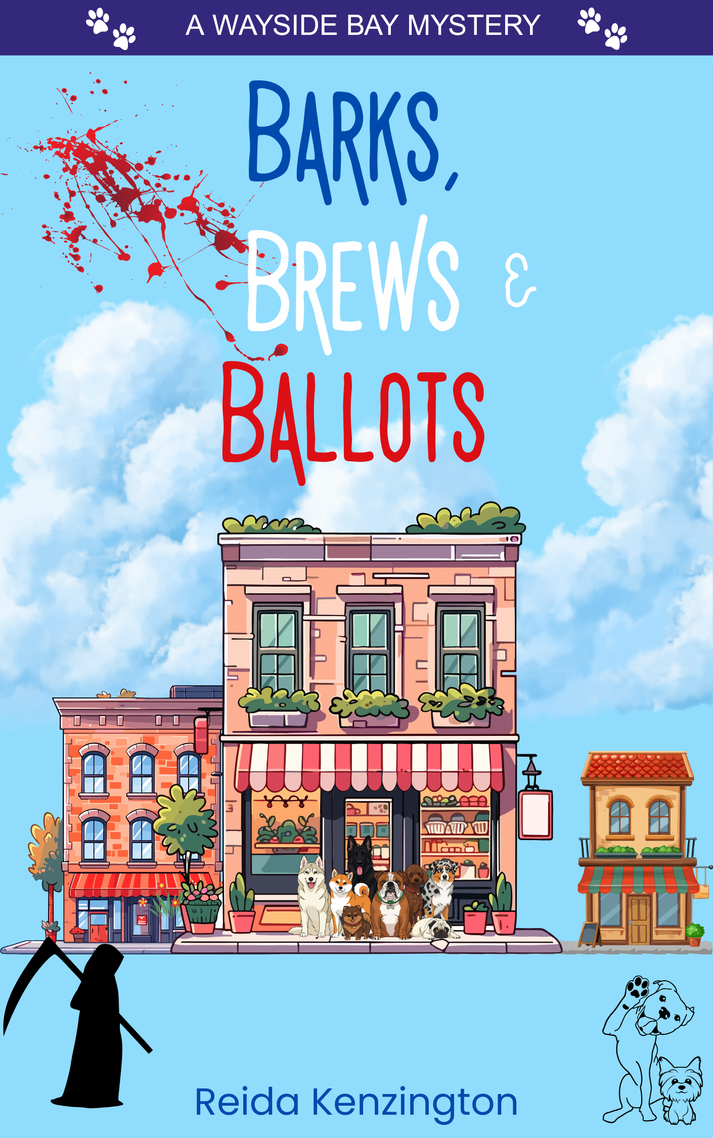 Barks, Brews & Ballots (Wayside Bay Mystery, #5)