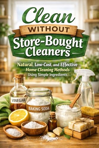 Clean Without Store-Bought Cleaners: Natural, Low-Cost, and Effective Home Cleaning Methods Using Simple Ingredients (Kindle Edition)