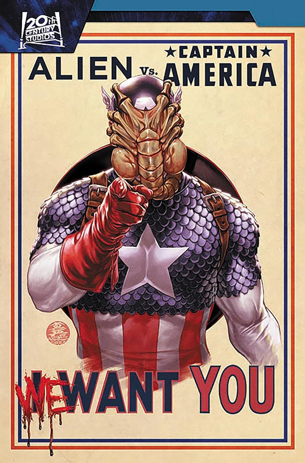 Alien vs. Captain America (Paperback)