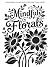 Mindful Florals: A Monochro...