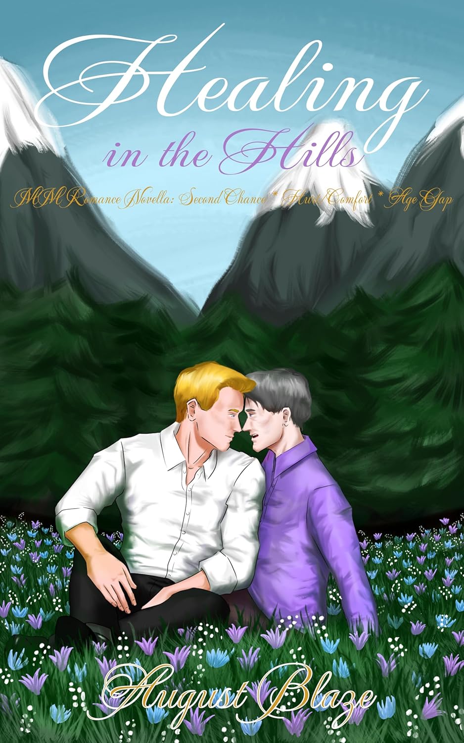 Healing in the Hills: MM Romance Novella: Second Chance * Hurt/Comfort * Age Gap (MM Low-Steam Contemporary Age Gap Romance Novellas)