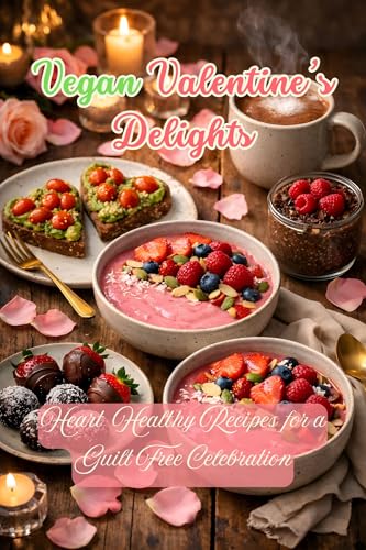 Vegan Valentine’s Delights: Heart Healthy Recipes for a Guilt Free Celebration (Valentine or Romantic Recipes)