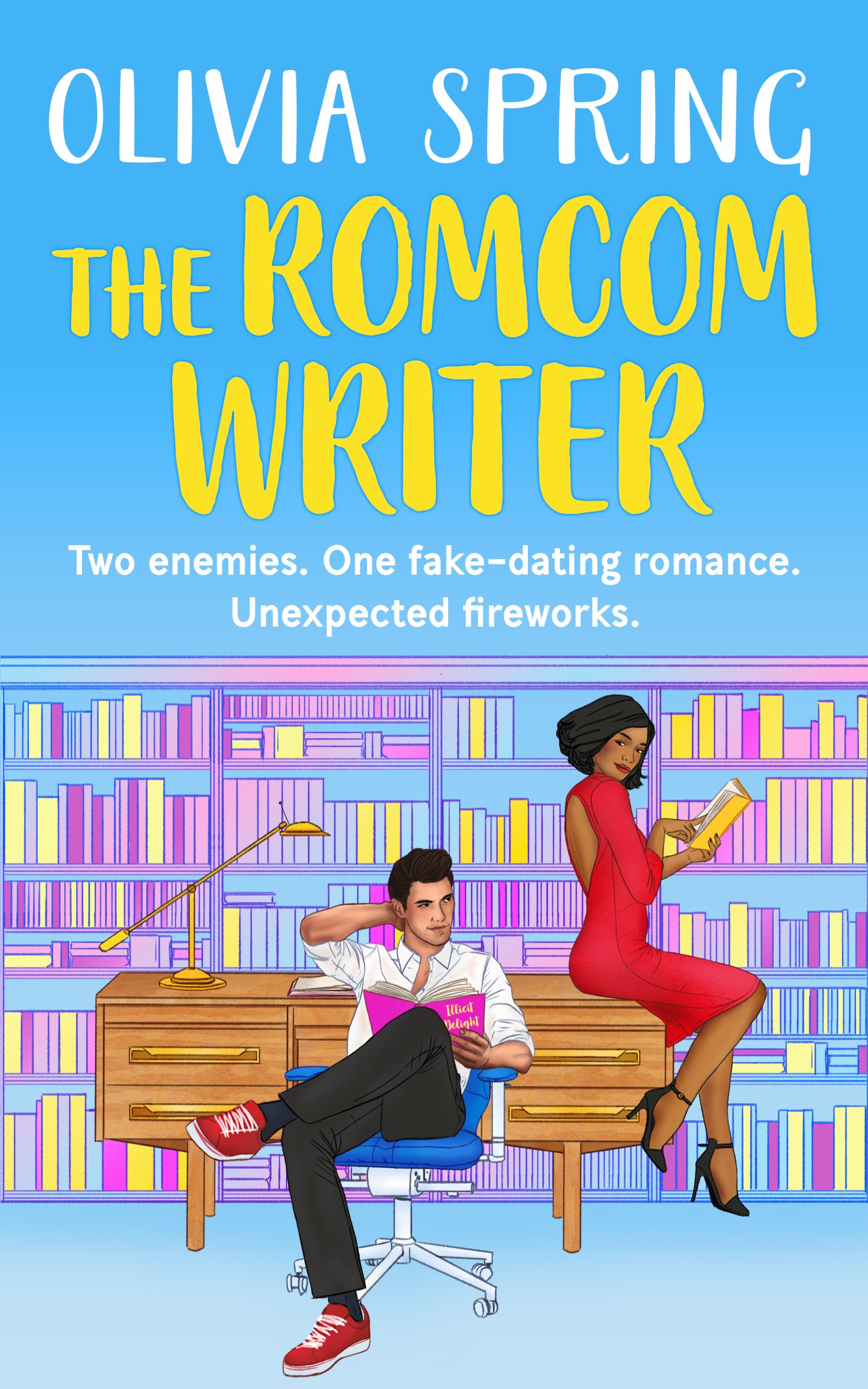The Romcom Writer: A fake-dating, enemies-to-lovers, small-town romance... (The Romance Library Book 3)