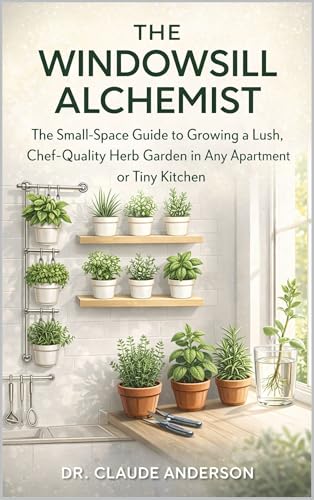 THE WINDOWSILL ALCHEMIST: The Small-Space Guide to Growing a Lush, Chef-Quality Herb Garden in Any Apartment or Tiny Kitchen (Kindle Edition)