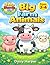 Big Farm Animals Coloring B...