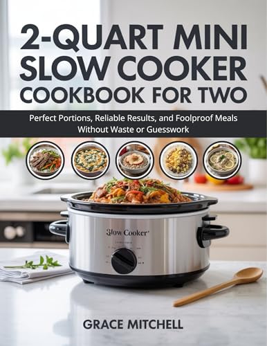 2-Quart Mini Slow Cooker Cookbook for Two: Perfect Portions, Reliable Results, and Foolproof Meals Without Waste or Guesswork (Kindle Edition)