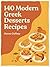 140 Modern Greek Desserts Recipes: A Greek Desserts Cookbook: Fresh and Flavorful