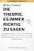Miles Cartes' Die Theorie, Es Immer Richtig Zu Sagen by Infinite Reflections