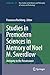 Studies in Premodern Sciences in Memory of Noel M. Swerdlow by Francesca Rochberg