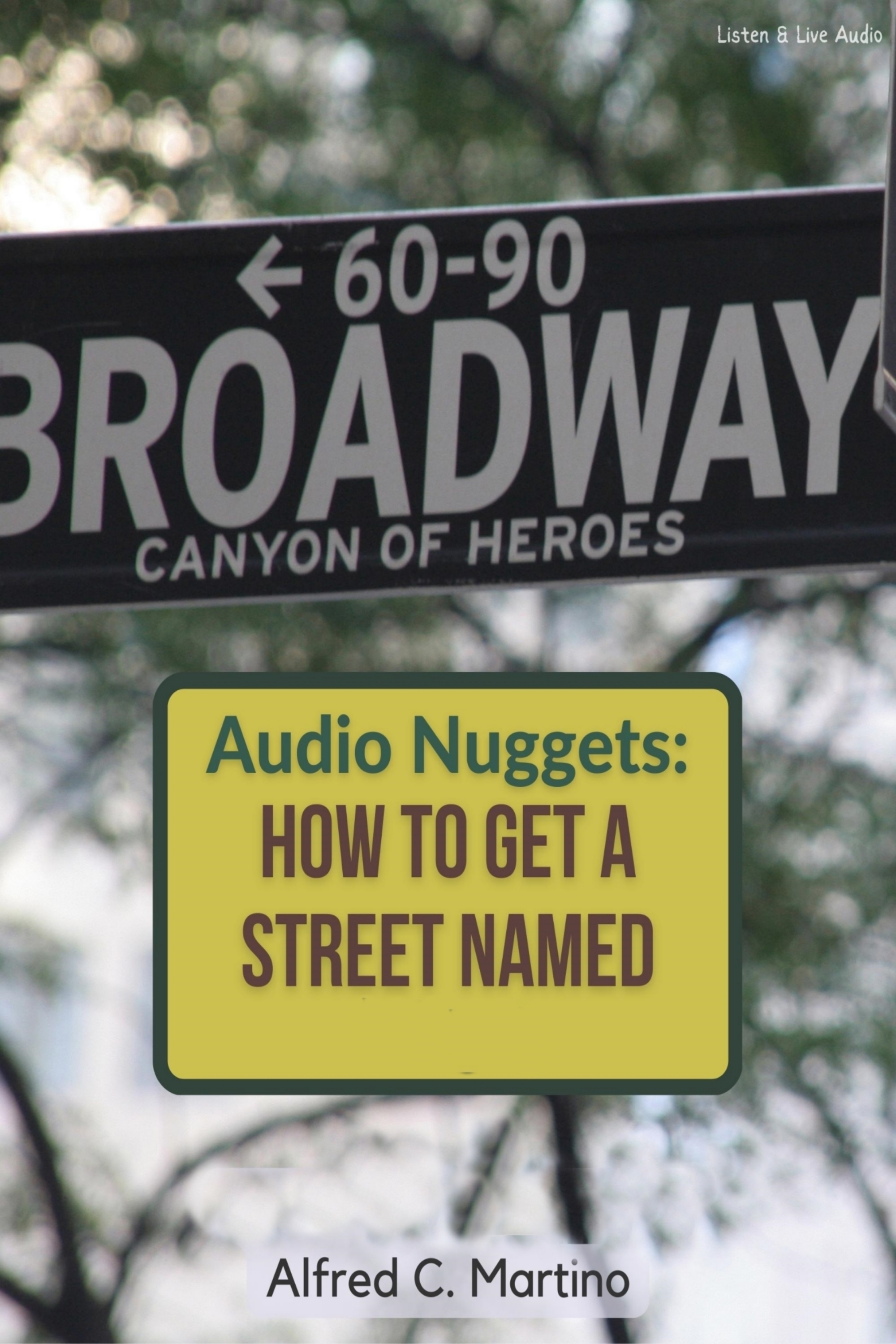 Audio Nuggets: How To Get A Street Named