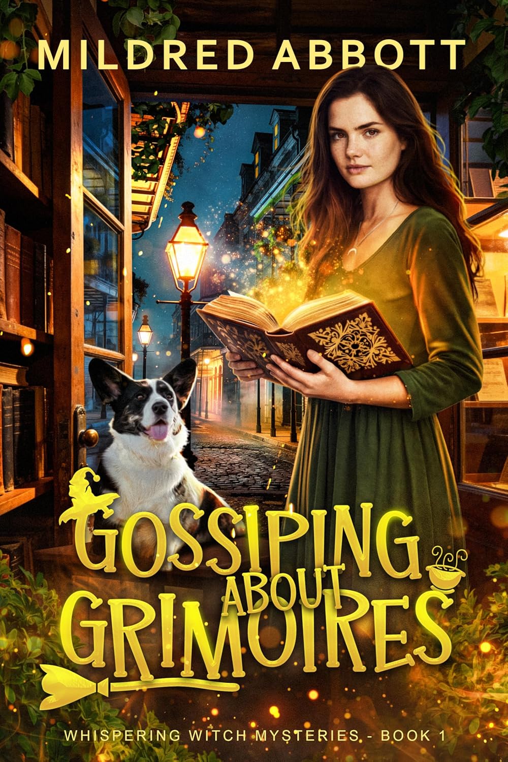 Gossiping About Grimoires (Whispering Witch Mysteries Book 1)