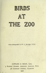 Birds at the Zoo: Sixty Photographs #13 Gowans Nature (Classic Reprint)