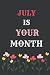 JULY IS YOUR MONTH BIRTHDAY...