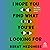 I Hope You Find What You're Looking For