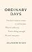 Ordinary Days: His daughter...