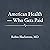 American Health: Who Gets Paid