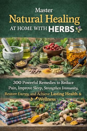 Master Natural Healing at Home with Herbs:: 300 Powerful Remedies to Reduce Pain, Improve Sleep, Strengthen Immunity, Restore Energy, and Achieve Lasting Health and Wellness (Kindle Edition)
