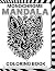 Mandala Monochrome Coloring...