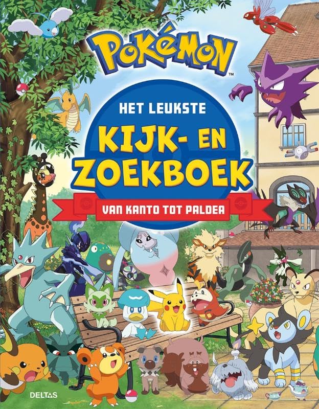 Pokémon het leukste kijk- en zoekboek van Kanto tot Paldea (Hardcover)
